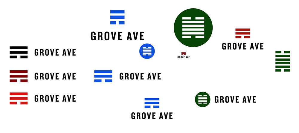 Grove Ave logo design