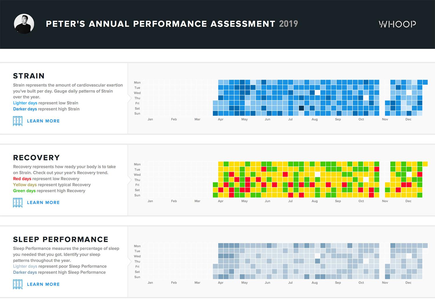 A page from my 2019 Performance Assessment report that was sent on the last day of the year.