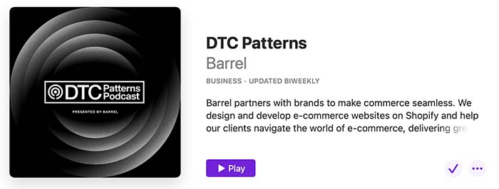 DTC Patterns Podcast
