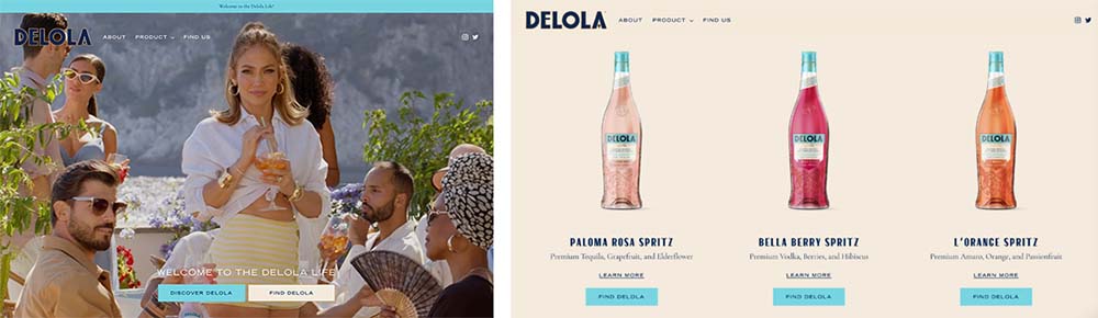 Delola website launch, designed and developed by Barrel on Shopify